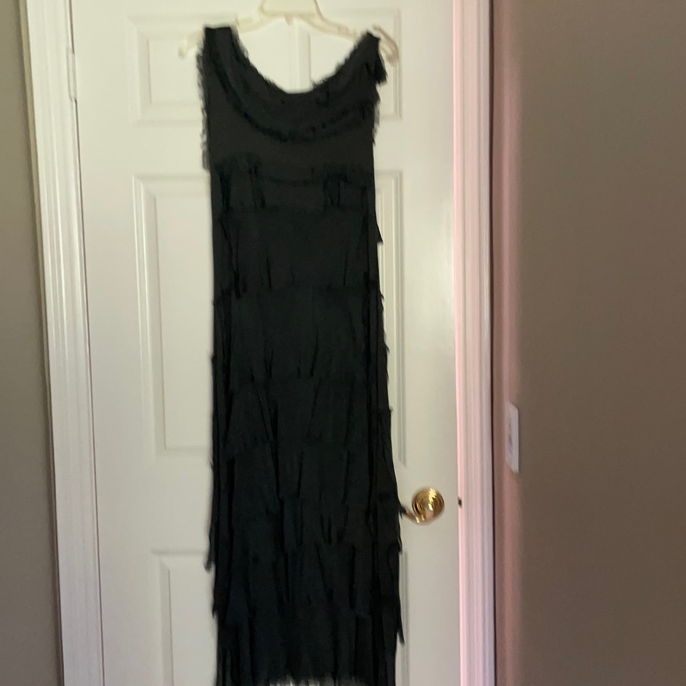 Maxi dress with layers of light fabric